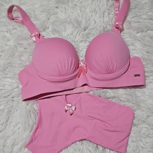 Conjunto Liso Fio Todo Duplo Rosa