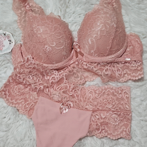 Conjunto Bela Pala com Alça em Renda