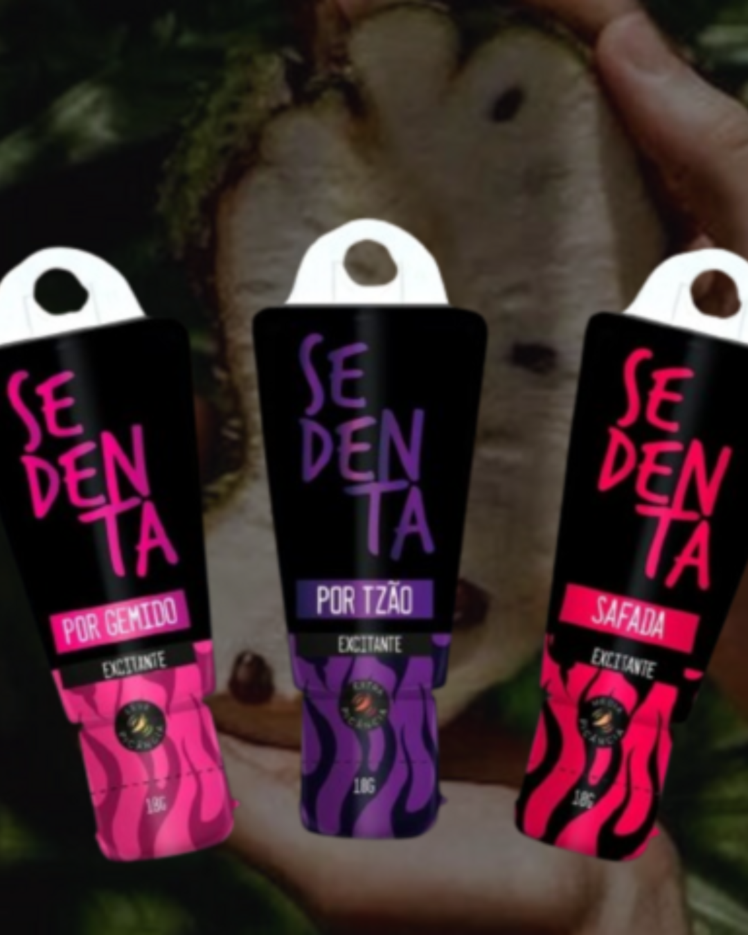 Sedenta Proibidão - Gel excitante com 3 intensidades de aquecimento